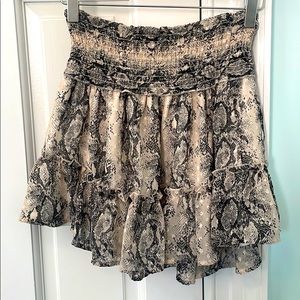Altar’d State Snake Print Skirt